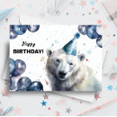 Search for polar bear birthday cards Party