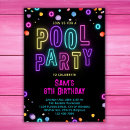 Recherche de neon pink invitations À la fête d'anniversaire