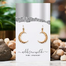 Search for diamond jewelry business cards Glitter