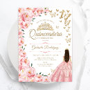 Search for pink butterfly quinceanera invitations Elegant