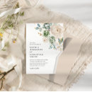 Search for greenery shower wedding invitations Bohemian