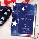 Search for all american party invitations Stars and stripes