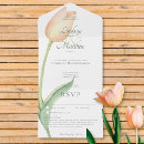Search for peach tulips invitations Elegant