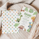 Search for dinosaur baby boy shower invitations Watercolor