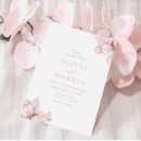 Search for petals wedding invitations Watercolor