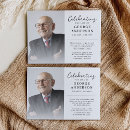 Search for bookmark invitations Celebration of life