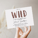 Search for animal print bachelorette party invitations Girly