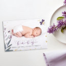 Search for customizeable birth announcement cards Baby girl