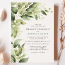 Search for dark forest green wedding invitations Watercolor eucalyptus