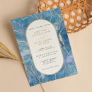 Search for blue agate invitations Modern elegant