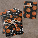 Recherche de basketball papier cadeau Balle