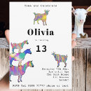 Recherche de chèvre drôle invitations Illustration