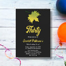 Search for elegant 30th birthday invitations Black and white