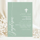 Search for gender neutral christening invitations Minimal