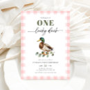 Search for lucky one invitations Watercolor