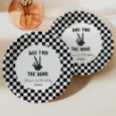 Search for halloween birthday plates Black and white