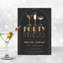 Search for fabulous forty invitations Fortieth