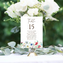 Search for wildflower wedding seating charts Watercolor floral