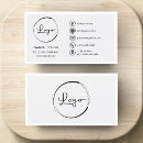 Search for social media icons business cards Minimal