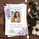 Search for celebration of life flyers Order of service