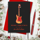 Recherche de guitare électrique rouge cartes postales Guitariste