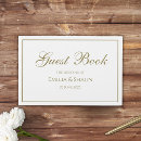 Search for gold wedding guest books White and gold