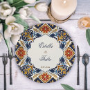 Search for vintage paper plates Blue