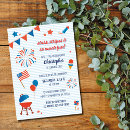 Search for patriotic 1st birthday invitations America