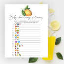 Search for lemon baby shower games Modern