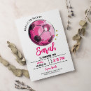 Search for girls soccer birthday invitations Player