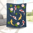 Search for asian blankets Koi
