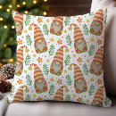 Search for gnome christmas pillows Red and green