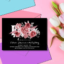 Search for maroon black birthday invitations For her