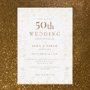 Search for wedding anniversary invitations Gold