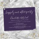 Search for we eloped wedding reception invitations Minimalist