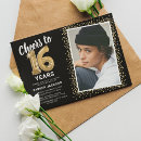 Search for cheers to 16 years invitations Elegant