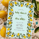 Search for lemon shower invitations Whimsical