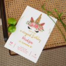 Search for watercolor unicorns invitations Kids