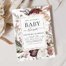 Search for burgundy and pink baby shower invitations Watercolor
