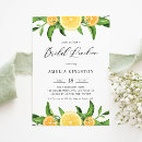 Search for lemonade bridal shower invitations Citrus