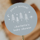 Search for baby boy invitation stickers Modern