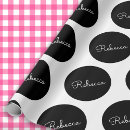 Recherche de point de polka blanc papier cadeau Pour elle