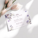 Recherche de purple butterfly invitations Violet