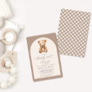 Search for brown bear invitations Elegant