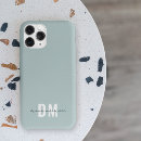 Recherche de nom et initiale iphone coques Bleu