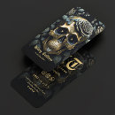 Search for gothic business cards Skull