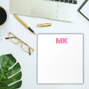 Search for monogram notepads Initials