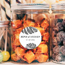 Search for tropical wedding stickers Black and white