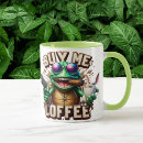 Search for funny frog mugs Typography