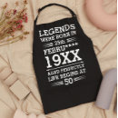 Search for funny 70th birthday aprons Age